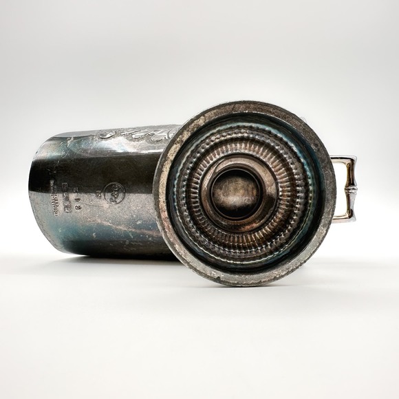 Antique Thomas Otley and Sons Silver Plated Sugar Scuttle Sheffield England - Picture 13 of 13